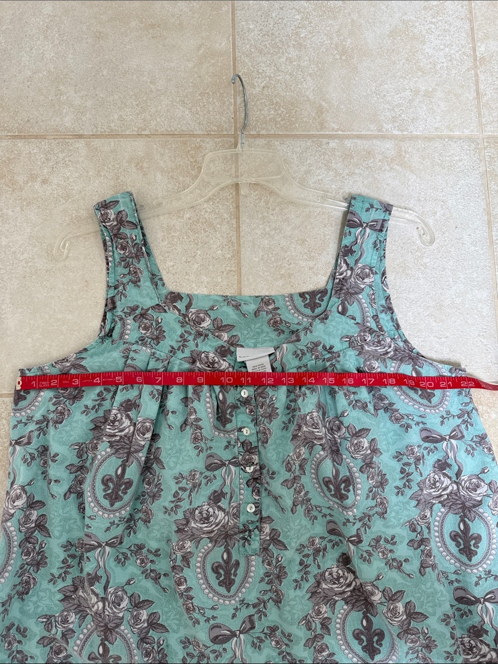 SOFT SURROUNDINGS maxi dress with Pockets and Ruffle hem size XL - Picture 6 of 8